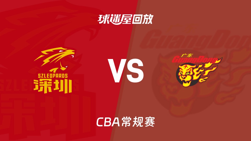 深圳vs广东回放录像【2026年03月13日】